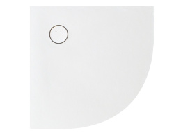 KRION LINE ANGULAR Поддон из минерального литья с текстурой, R55, 90x90 см, bianco KRION®