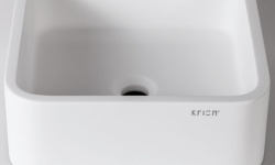 KRION 3-WAY Раковина на столешницу B603 40X40 см, без перелива, белый KRION® 1100 мини 3 2