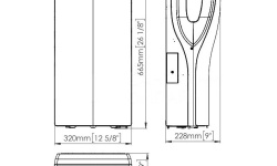 MEDICLINICS DUALFLOW PLUS Сушилка для рук с бесщеточным двигателем, черный мини 3 2