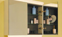 BURG B.ME Зеркальный шкаф, 800х200хН700 мм, F5981 White Matt мини 3 2