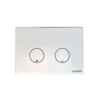 клавиша смыва GLOBO Клавиша двойного смыва, пластик Glossy white