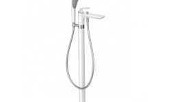 KLUDI BALANCE Внешние части напольного смесителя для ванны, DN 15, белый/хром мини 1