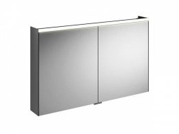 BURGBAD IVEO Зеркальный шкаф с подсветкой, 1108х680х160 мм, антрацитово-серый