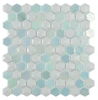 мозаика VIDREPUR ELITE GLACIER MIX HEX (3.5х3.5) 31.7х30.7