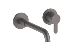 FANTINI ICONA CLASSIC Встроенный смеситель для раковины из стены, вылет 16 см, Matt Gun Metal PVD мини 1