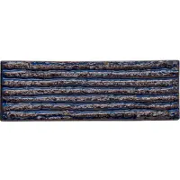 керамическая плитка MUTINA CHAMOTTE LINEAL BLU 7.2х21.3x1