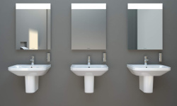 DURAVIT DURASTYLE Раковина с переливом, 1 отв., 600x440 мм, белый мини 3 3