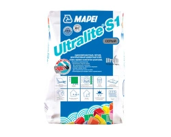 строительная химия MAPEI ULTRALITE S1 BIANCO эластичный клей на цементной основе, белый (15 кг)