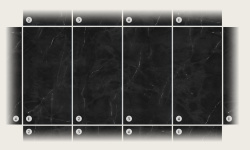 PORCELANOSA XTONE NEGRESCO TEXTURE 03 160х320x0.6 G-1052 мини 3 6