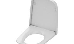 TECEone Сидение с крышкой для унитазов, белый/хром мини 1