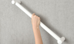 СУНЕРЖА Поручень прямой Ø28 мм/L 300, Матовый белый мини 3 3