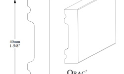 ORAC ПЛИНТУС 40х10х2000  мини 3 5