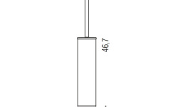 COLOMBO Mini Ерш напольный, PVD золото матовое мини 3 3