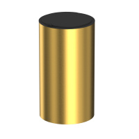 WHITECROSS ergo Ведро для мусора с крышкой, 4 л, брашированное золото