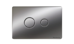 ART CERAM FILE Клавиша двойного смыва для унитаза, Chrome мини 1