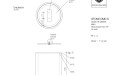 DW STONE DMD S Контейнер с крышкой, H11 см, Ø8 см, Белый/Хром мини 3 2