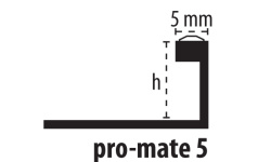BUTECH PRO-MATE 5 LATON CROMADO SWAROVSKI 11 mm (250 cm) мини 3 3