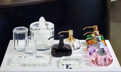 DW KR STS Мыльница настольная 2.5x12x12 см, Кристальный мини 3 4