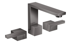 AXOR EDGE Смеситель для раковины на 3 отверстия, 130, с ДК, Polished Black Chrome мини 1