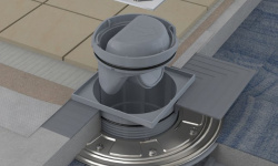 RAVAK SN501 Пластиковый душевой канал, 105х105/50 мм, нержавеющая сталь мини 3 2