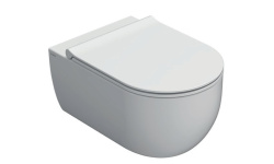 GLOBO MODE Унитаз подвесной безободковый, 53х34хh33 см, белый мини 1