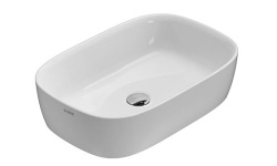 GLOBO GENESIS Раковина накладная 60х40х15 см, белый мини 1