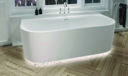 RIHO DESIRE B2W Ванна акриловая пристенная с наполнением, 180х84х60 см, 310 л, белый глянцевый/хром мини 3 4