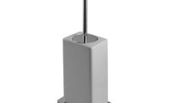 NOKEN LOUNGE Держатель ерша для унитаза настенный, белый/хром мини 1