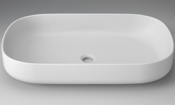 KRION UNIQUE Раковина на столешницу B814 70x40 см ON TOP без перелива, белый KRION® мини 3 2