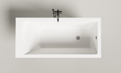 Salini CASCATA 150 Ванна встраиваемая 1500x700x605/625 мм, S-Sense, белый матовый мини 3 12