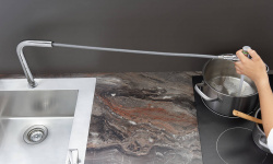 HG Metris Select M71 Кухонный смеситель на 2 отверстия, однорычажный, 200, 2jet, sBox, хром мини 3 8