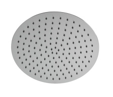 NOKEN ROUND INOX Верхний душ 30 см, 18 л/мин, браш. нержавеющая сталь