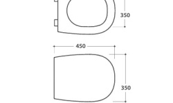 GLOBO DAILY Сиденье для унитаза с системой soft close, белый мини 3 2