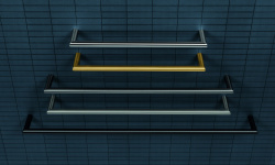 COLOMBO Mini Полотенцедержатель 46,4 см, PVD золото матовое мини 3 3