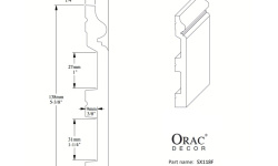 ORAC FLEX ПЛИНТУС 18х138х2000 мини 3 5