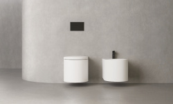 Salini GEMELLI Унитаз подвесной с крышкой, 530х410х420 мм, S-Stone-белый/RAL матовый снаружи мини 3 8