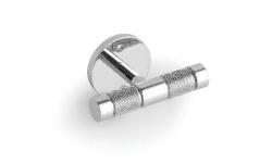 BERTOCCI OFFICINA 01 Крючок двойной, хром мини 1