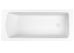 WHITECROSS Coin Ванна из искуственного камня SolidSurface 175x75 см, белый матовый