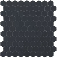 VIDREPUR NORDIC MATT BLACK HEX (3.5х3.5) 31.7х30.7