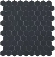 мозаика VIDREPUR NORDIC MATT BLACK HEX (3.5х3.5) 31.7х30.7