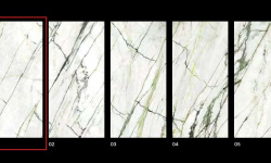 PORCELANOSA XLIGHT CALACATTA GREEN 01 SILK 120х270 G-2705 мини 3 5