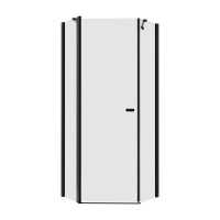 NEW TRENDY SOLEO Душевое ограждение, 90x90xH195 см, прозрачное 6мм/BLACK