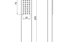 NOKEN COTA Ручной душ с 1 позицией, черный мини 3 2