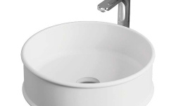 ART CERAM ATELIER Раковина накладная, Ø 44 см, glossy white мини 1