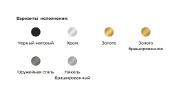WHITECROSS Смесителя для душа, на 2 потребителя (скрытая часть в комплекте), оружейная сталь мини 3 3