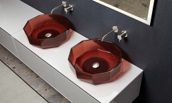 ANTL Раковина декагональная накладная из материала Cristalmood, Ø50хH16. Спецзаказ! мини 3 4