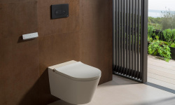 NOKEN ACRO COMPACT I-SMART Комплект подвесного унитаза с электронной крышкой 60х37 см, белый мини 3 4