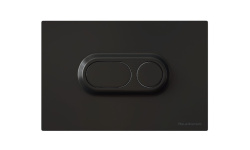 ART CERAM ATELIER Клавиша двойного смыва для унитаза, Black Matt мини 1