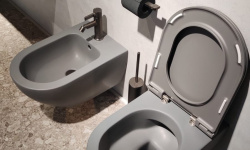 CIELO Комплект: унитаз/биде Enjoy, раковина SHUI COMFORT с ДК, CM - Cemento мини 3 8