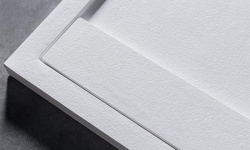 RADAWAY TEOS F Поддон из литьевого камня для монтажа на пол 120×90 см, Ø90 мм, белый мини 3 3